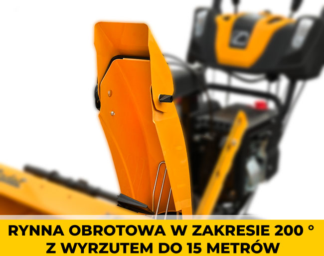 Rynna obrotowa w odśnieżarce Cub Cadet